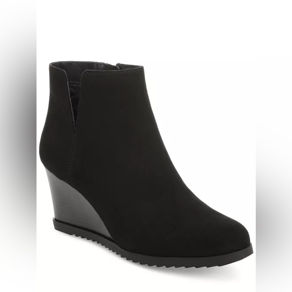 Style & Co Black Wedge Shoes Versatile Design‎